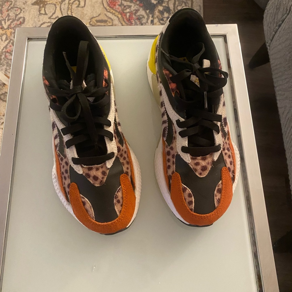 PUMA Leopard Print Sneakers